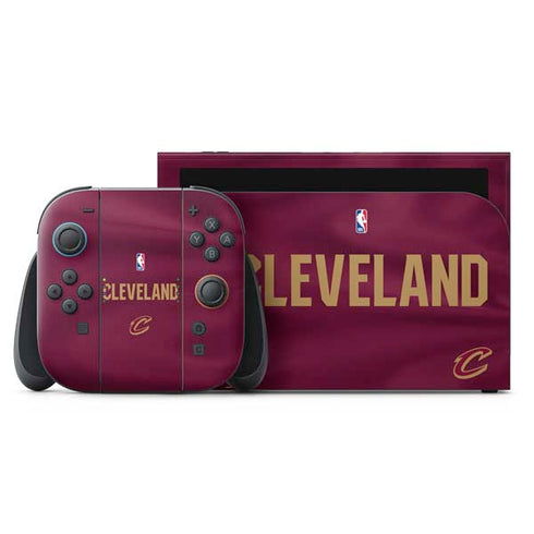 NBA Cleveland Cavaliers Jersey Nintendo Switch 2 (2025) with Joy-Con Skin